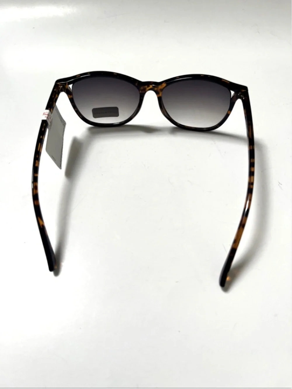 New LUCKY BRAND Cat Eye Cut Out Classic Sunglasses Tortoise Shell Acetate Brown